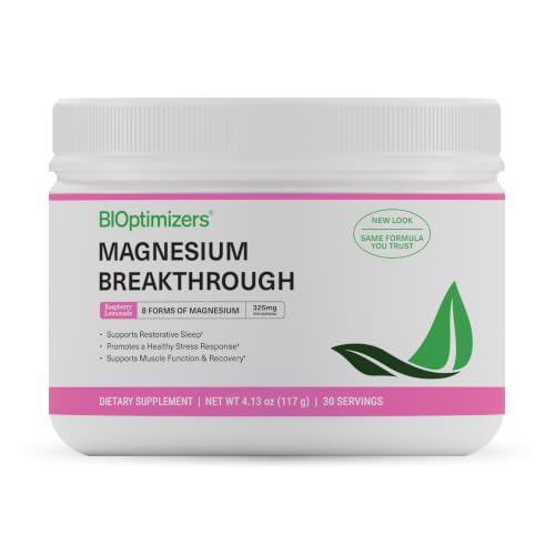 Image 1 of Raspberry Lemon / 4.13 Ounce (Pack of 1) for the product BIOptimizers Magnesium Drink