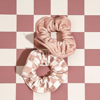 Thumbnail for Image 7 of Kitsch Microfiber Quick-Dry Hair Towel Scrunchie - Micro Dot, 2pcs