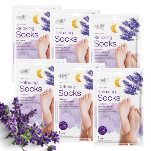 Image 1 of Default Title for the product Epielle Relaxing Foot Mask 6 Pairs