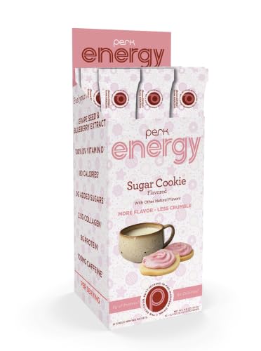 Image 3 of Perk Energy Drink Mix (Sugar Cookie) 10 Stick Packs
