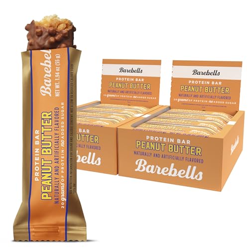 Image 1 of Default Title for the product BAREBELLS Protein Bars Peanut Butter - 24 Bars (2 Packs of 12)