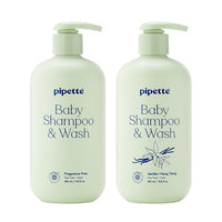 Thumbnail for Image 1 of Default Title for the product Pipette Baby Shampoo + Wash Duo, Fragrance Free & Vanilla (Pack of 2)