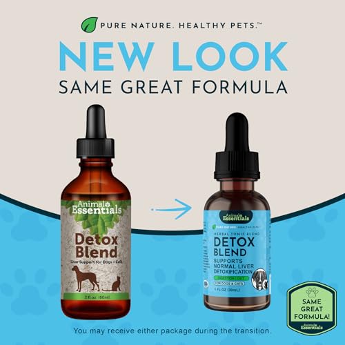 Image 2 of Animal Essentials Detox Blend Liver Support for Dogs & Cats - 2 fl Oz