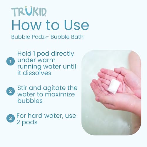 Image 26 of TruKid Bubble Podz Bubble Bath for Kids, Toddlers, & Babies