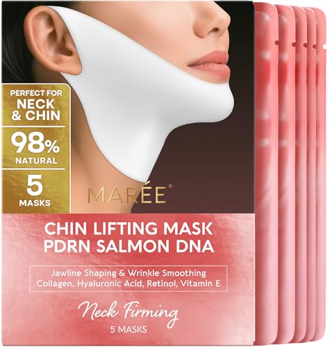 Image 1 of Default Title for the product MAREE PDRN Salmon DNA Chin Lifting Mask 5 Ct