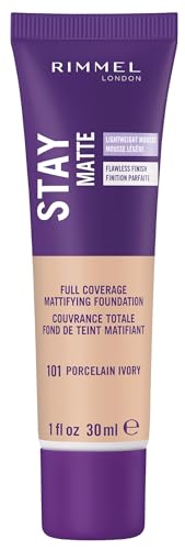 Thumbnail for Image 9 of Porcelain Ivory / 1 Fl Oz (Pack of 1) for the product Rimmel Stay Matte Liquid Foundation