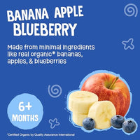 Thumbnail for Image 4 of Earth's Best Organic Banana Apple Blueberry Pouch, 3.5 oz (Pack of 12)