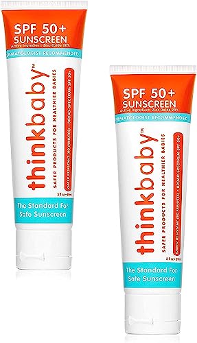 Image 1 of Default Title for the product Thinkbaby Sunscreen SPF 50 3oz 88ml 2 Packs2