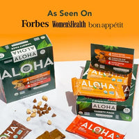 Thumbnail for Image 5 of ALOHA Organic Plant Based Protein Bars - 3 Flavor Variety Pack - 12 Count, 1.9oz Bars