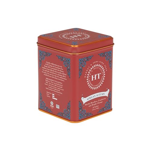 Image 1 of Default Title for the product Harney & Sons HT African Autumn Rooibos Herbal Tea, 20 Sachets Tin
