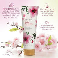 Thumbnail for Image 5 of Bodycology Shea Butter Body Cream, Cherry Blossom, 8 oz