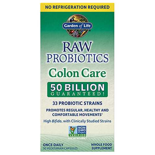 Garden of Life Raw Probiotics Colon Care 30 Caps