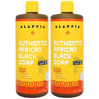 Thumbnail for Image 13 of Citrus Ginger / 32 Fl Oz (Pack of 2) for the product Alaffia Authentic African Black Soap