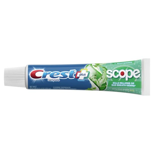 Image 3 of Crest Toothpaste 5.4 Ounce Plus Scope Whitening Minty Fresh Pack of 6