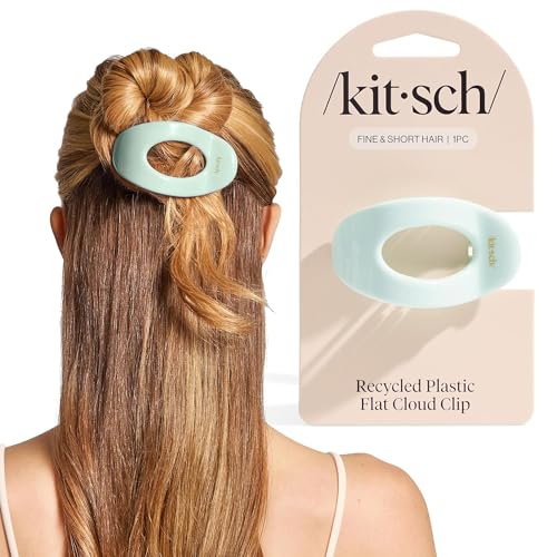 Image 3 of Sage Leaf / Small for the product Kitsch Flat Claw Clip for Women