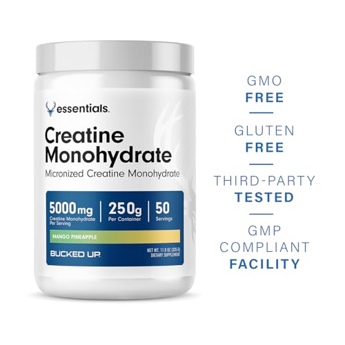 Image 6 of Bucked Up Mango Pineapple Creatine Monohydrate Powder 250 Grams