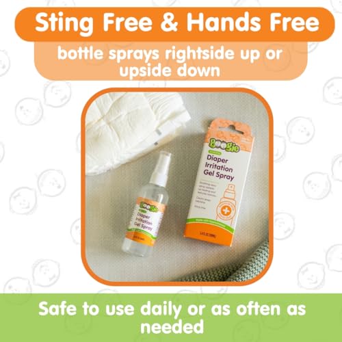 Image 5 of Boogie Hypochlorous Acid Diaper Irritation Gel Spray 3.4oz Pack of 2