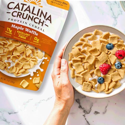 Image 6 of Catalina Crunch Protein Cereal, Maple Waffle, 9 oz Bag