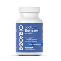 Thumbnail for Image 2 of 60 Capsules for the product BodyBio Butyrate Sodium- Postbiotic for Gut & Digestive Support
