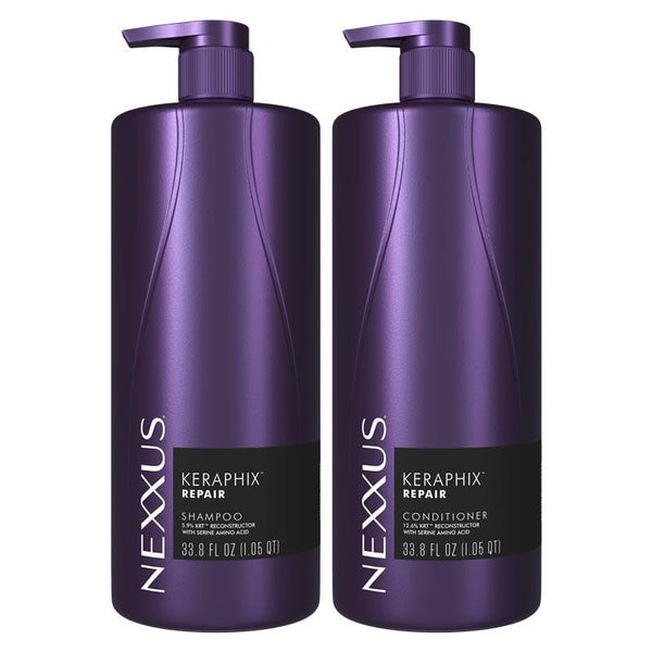 Image 1 of Default Title for the product Nexxus KERAPHIX Shampoo & Conditioner for Damaged Hair, 2 Pack, 33.8 Fl Oz