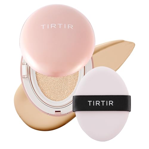Image 23 of 17W French Vanilla / 0.63 Fl Oz (Pack of 1) for the product TIRTIR Mask Fit All Cover Pink Cushion Foundation