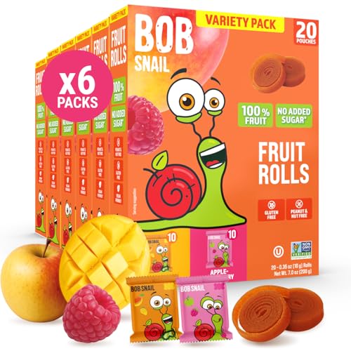 Image 10 of 120ct Mango & Raspberry for the product Bob Snail Fruit Rolls