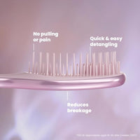 Thumbnail for Image 4 of TANGLE TEEZER Chrome Detangler Mini Hair Brush