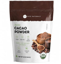 Thumbnail for Image 2 of 12 Ounce (Pack of 1) for the product Kate Naturals Organic Cacao Powder