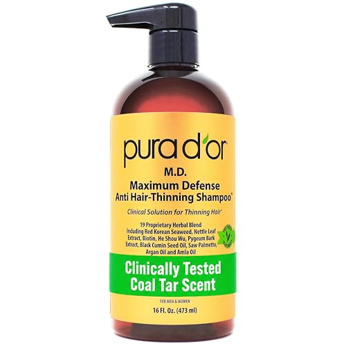 Image 1 of Default Title for the product PURA D'OR M.D. Maximum Defense Shampoo for Thinning, Dry Itchy Scalp, 16oz