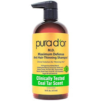 Thumbnail for Image 1 of Default Title for the product PURA D'OR M.D. Maximum Defense Shampoo for Thinning, Dry Itchy Scalp, 16oz