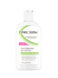 Thumbnail for Image 1 of 4 for the product Phisoderm Anti-blemish Gel Cleanser, 6 Fluid Ounce Bottle (Pack of 4)