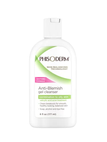 Image 1 of 4 for the product Phisoderm Anti-blemish Gel Cleanser, 6 Fluid Ounce Bottle (Pack of 4)