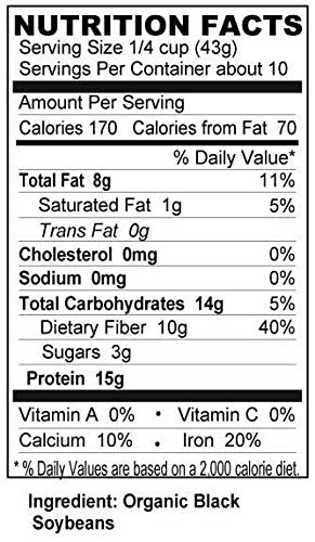 Image 3 of Shiloh Farms Organic Black Soybeans 2 pack - 15 ounce each