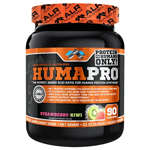 Image 1 of Default Title for the product ALR Industries Humapro Vegan EAA Formula Strawberry Kiwi 90 Servings