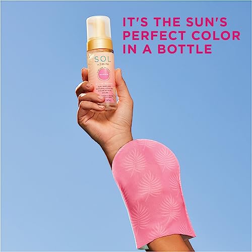 Image 3 of Jergens SOL Self Tanner Water Mousse Kit in Medium, 5 Oz + 1 Mitt
