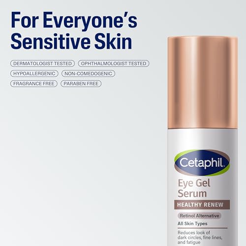Image 6 of Cetaphil Healthy Renew Eye Gel Serum, Anti-Aging, Peptides, 0.5oz