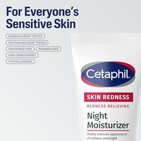 Thumbnail for Image 6 of Cetaphil Redness Relieving Night Cream Face Moisturizer, 1.7oz