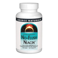 Thumbnail for Source Naturals No-Flush Niacin 500 mg 30 Tabs