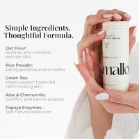 Thumbnail for Image 2 of Amallow Enzyme Powder Face Wash - Gentle Exfoliating Powder-to-Foam Cleanser with Rice Powder, Papaya Enzymes & Oat Flour - Facial Cleanser for Sensitive Skin