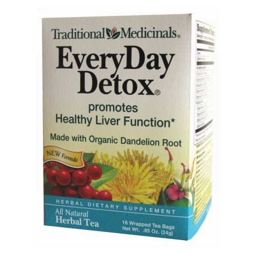 Traditional Medicinals EveryDay Detox Tea 16 Bags