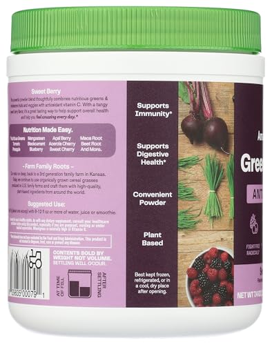 Image 6 of Amazing Grass Sweet Berry Antioxidant Superfood Powder, 7.4 OZ