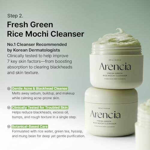 Image 3 of ARENCIA Arencia Rice Mochi Double Cleansing Duo for clear, acne-prone skin