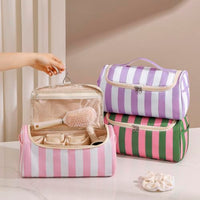 Thumbnail for Image 5 of RSRSLEII Striped Hair Tools Travel Bag with Compartments