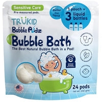Thumbnail for Image 1 of Unscented / 24 Count (Pack of 1) for the product TruKid Bubble Podz Bubble Bath for Kids, Toddlers, & Babies