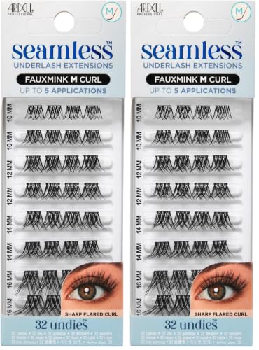 Image 14 of M Curl (Negro) / 1 Count (Pack of 2) for the product Ardell Seamless Eyelash Extensions Refill Kit