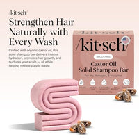 Thumbnail for Image 2 of Kitsch Castor Oil Shampoo Bar Soap for Hair Growth & Scalp - 3.2 oz