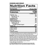 Thumbnail for Image 2 of REDCON1 MRE LITE Whole Food Protein Powder, Cookies & Cream - Lactose Free Meal Replacement with Animal Protein Blends - Easy to Digest Formula - Only 3g Carb per Serving (30 Servings)