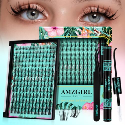 Image 1 of Default Title for the product AMZGIRL LASH Lash Clusters Kit D Curl Manga Anime Lashes 10-18mm, Autumn Leaves
