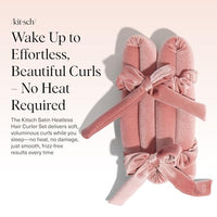 Thumbnail for Image 2 of Kitsch Velvet Heatless Curls Overnight Set - Terracotta
