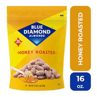 Thumbnail for Image 3 of Blue Diamond Almonds Honey Roasted Flavored Snack Nuts, 16 oz, Pack of 1
